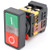 Baomain AC 220V Yellow Light ON-Off Start Stop AS-25-22 Momentary Push Button Switch 1 NO 1 NC