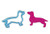 Dachshund Dog Breed Cookie Cutter - LARGE - 4 Inches