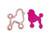 Poodle Dog Breed Cookie Cutter - LARGE - 4 Inches