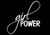 LLI Girl Power  Decal Vinyl Sticker  Cars Trucks Vans Walls Laptop  White 5_5 x 5_4 in  LLI848
