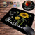 Gaming Mouse Pad and Coasters Set Sunflowers You are My Sunshine Mousepad Non-Slip Rubber Rectangle Mouse Pad Customized Mouse Mat for Working and Gaming