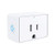Orbecco Smart Plug Mini WiFi Outlet Compatible with AlexaGoogle Home Current Measurement  and  Monitoring Voice Control Remote Control Timer 16A No Hub Required White