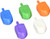 Judaica Mega Mall The Dreidel Game Colored Plastic Dreidels Medium 50 Pack Instructions Included