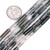 4x13mm Natural Moss Agate Beads Column Tube Loose Gemstone Beads for Jewelry Making Strand 15 Inch 28-30pcs