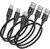 3-Pack 1ft Short USB C Cable Baiwwa 3_1A Fast Charging Cord USB A to Type C Cable Braided Charger Compatible with Samsung Galaxy A10e A71 A51 A50 A41 A30 A20 A11 S10e S10 S9 S20 Plus Note 20 10 9