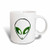 3dRose Alien Ceramic Mug, 15-Ounce