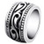Stainless Steel Rings for Men Vintage Biker Wide Celtic Band Size 7