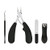 Toenail Clippers Ingrown Toenail Clippers Stainless Steel Nail Clippers Toenail Clipper with Nail File Nail Lifter for Ingrown and Thick Toenail 4 In 1