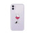 FancyCase Compatible with iPhone 11 Case-New Animal Pattern Soft Silicone Clear Protective iPhone 11 Case Cat with Wine