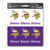 FANMATS NFL Minnesota Vikings DecalDecal Set Mini 12 Pack Team Colors One Size