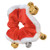 BESTOYARD Christmas Hair Scrunchies Jingle Bell Holiday Xmas Elastic Hair Bands Scrunchy Hair Ties Ropes Christmas Ponytail Holders Hair Accessories for Women Girls