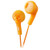 JVC HAF160D Gumy Ear Bud Headphone Orange