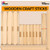 Popsicle Stick Assorted Sizes - Wooden Jumbo Popsicle Stick Craft for Kids Wood - Multi Wooden Sticks Small Variety Size Assortment Kit