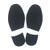 Shoe Repair Replacement Rubber Heels And Half Sole different colors Black