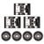 AITRIP 3pcs 3D Printer Part Accessories Limit Switch Mechanical Switch Module Endstops Switch with 4PCS Rail Pulleys for RepRap CR-10 10S Ender 3 Pro S4 S5 Series