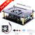 GeeekPi Acrylic Case for Raspberry Pi 4 Model B  and  Raspberry Pi 3 Model B Raspberry Pi Case with Cooling Fan and 7PCS Heatsinks for Raspberry Pi 4 Model BPi 3B Pi 3B 2B Brown
