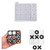 Cashger Tic Tac Toe Game Resin Molds Board Travel Game Silicone Mold for Epoxy Resin Game Casting Tray Mold DIY Making Small