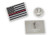 WIZARDPINS Made in USA Thin Red Line American Flag Firefighter Pin 1 Pin
