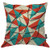 Moslion Geometric Decorative Pillow Covers 18x18 Inch Red Blue Beige Triangles Polygon Web Lines Throw Pillow Case Cotton Linen Canvas Square Cushion Pillow for Couch Bed