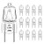 G8 Halogen Bulbs 20W 12 Pack G8 Base 2Pin T4 Type Shorter 1-38 1_38 Length for Under Cabinet Puck Lights Counter Kitchen Hood Landscape Lights Desk Lamps 120V Dimmable 2700K Warm White