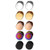 Aroncent 5 Pairs Stainless Steel Mens Womens Stud Earrings Set Ear Piercing Plugs Tunnel Punk Style