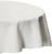 LA Linen Polyester Poplin Tablecloth 51-Inch Round Ivory