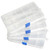 Qualsen 4 Pack Plastic Compartment Box with Adjustable Dividers Craft Tackle Organizer Storage Containers Box 15 Grid Clear