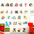 MOLANCIA Alphabet Wall Stickers Removable Animal ABC Vinyl Wall Stickers ABC Poster for Kids Educational Animal Alphabet ABC Wall Murals for Kid Nursery Bedroom Living Room ClassroomWall Art Decor