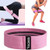 Veczom Resistance Loop Exercise Bands for Home Fitness Stretching Strength Training Physical Therapy Workout Bands Pilates Flexbands PinkLarge