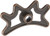 Imperial BilliardPool Cue Accessory Permanent Bridge Head Coppertone Aluminum