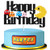 TAVOTA Pac-Man Birthday Cake Topper - 80s Arcade Theme Happy Birthday Cake Decorations Cartoon Retro Video Game Theme Birthday Decors for Boys Girls Double-sided  and  Black Glitter