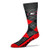 For Bare Feet Mens Zoom NCAA Argyle Dress Socks-Georgia Bulldogs-Large