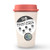 Circular and Co_ NOW Cup 12oz  Reusable Travel Mug Made from Recycled Coffee Cups Insulated BPA Free  and  Dishwasher Safe Sunset Coral