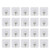 Adhesive Wall Hooks 22lbMax Reusable Seamless Hooks Waterproof and Oilproof Bathroom Kitchen Heavy Duty Clear Hooks Transparent Sticky Wall Hanger 20 Pack