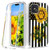 Compatible for iPhone 12 Case Clear and iPhone 12 Pro Cases 6_1 Inch 2020 Sunflower Flag Pattern Heavy Duty Shockproof Soft Silicone Case Compatible with iPhone 12 Phone case 6_1
