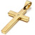 Cupimatch Mens Gold Tone Cross Necklace Stainless Steel Pendant Religious Lords Prayer Cross Pendant with 22 Chain
