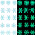 300 Pieces Glow Snowflakes Decals Snowflake Ceiling Stickers Glow in The Dark Christmas Wall Stickers for Ceiling Decals Bedroom Living Room Christmas Decor Blue