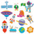 CY2SIDE 12PCS Outer Space 5D Diamond Painting Stickers Space Easy Diamond Painting Kit for Kids DIY Full Drill Diamond Painting Kit Painting by Number for Beginner Astronaut Mosaic Sticker