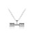 AILUOR Men Womens Dumbbell Pendant Necklace Stainless Steel Couples Barbell Pendant Fitness Gym Sports Dumbbell Weight Lifters Barbell Chain Jewelry Silver