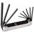 Cal Hawk Tools CSPHKF09PS Folding Hex Key Wrench Set - SAE