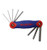 WORKPRO 8 Piece Folding Hex Key Set Metric Chrome-Vanadium Steel Hardened and Tempered 1 Set
