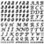 6 Sheets Iron on Letters Numbers 2 Inch Heat Transfer Number Alphabet Black Flock Letter Numbers Includes 4 Sheets Letters and 2 Sheets Numbers for T-Shirt Clothes Bags DIY Craft Decor