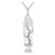 PESOENTH Tree of Life Clear Quartz Crystal Healing Pendant Necklace Silver Wire Wrapped Raw Gemstone Hexagonal Reiki Energy Stone Pointed Pendant Jewelry for Women Men