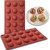 15-Cavity Semi Sphere Silicone Mold 2pc Cocoa Chocolate Bombs Molds for Chocolate Truffles Candy Cake Jelly Mousse Making