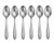 Oneida Vale Set of 6 Teaspoons,Silver