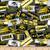 NCAA Iowa Hawkeyes License Plate Cotton Multi Quilt Fabric By The Yard