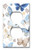 Art Plates OVER SIZED Outlet CoverOVERSIZE Outlet Switch Plate - Blue  and  Tan Butterfly Toss