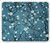 Lunarable Floral Mouse Pad Sakura Tree Branches Pale Japanese Cherry Blossom Spring Form Rectangle Non-Slip Rubber Mousepad Standard Size Blue Black