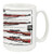 Cuppa Second Amendment Rights 15-Ounce Coffee Mug with Garands