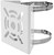 Votono Universal Vertical Pole Mount Adapter with 2 Loops Wall Mounting Loop Bracket for CCTV Security Camera PTZ Dome